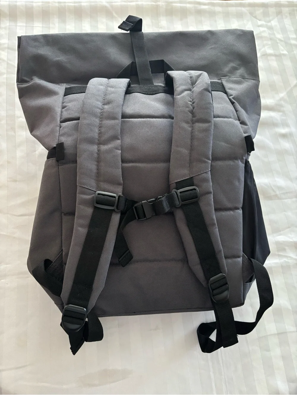 Axalta Gray Foldable Backpack With Two Compartments (NWOT)